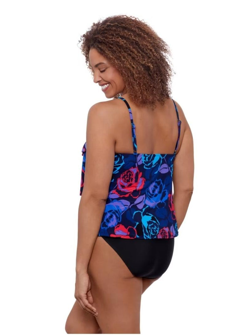 Aqua Green triple tier Tankini