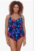 Aqua Green triple tier Tankini