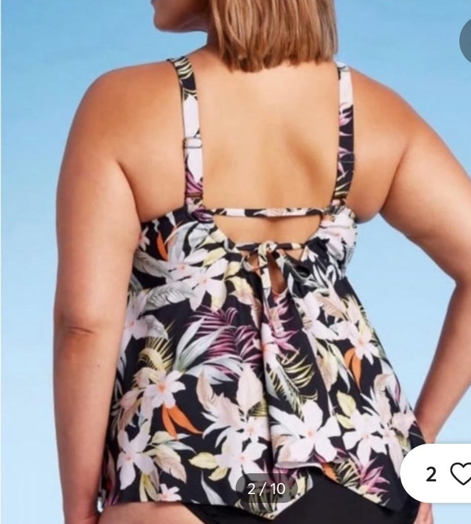 Kona Sol Tankini V neck womens