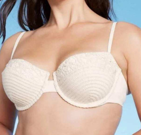 Crocheted Bikini top  XS